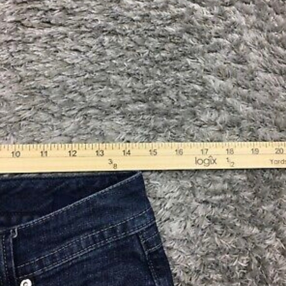 Seven7 Dojo Capri Jeans Womens Size 2 Blue Denim Dark Wash Stretch - Picture 6 of 11
